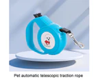 10ft Retractable Dog Leash for Small Breed Dogsm, Tangle-Free Nylon Tape (Blue)