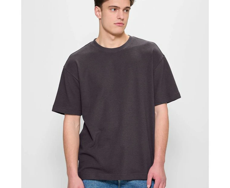 Textured Knit T-Shirt - Commons