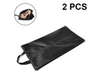 2 Pack Shoe Storage Organizer Bags Set, Waterproof Nylon Fabric with Sturdy Zipper for Traveling