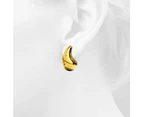 Raindrop Gold layered Stud Earrings