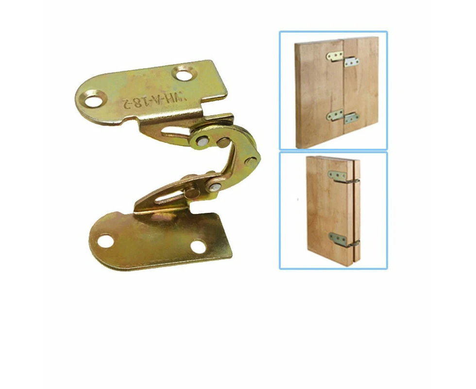 Iron Hidden Folding Hinge For Dining Table, Desk And Bed, Bracket, Furniture Combination Mechanism, 2 Pieces