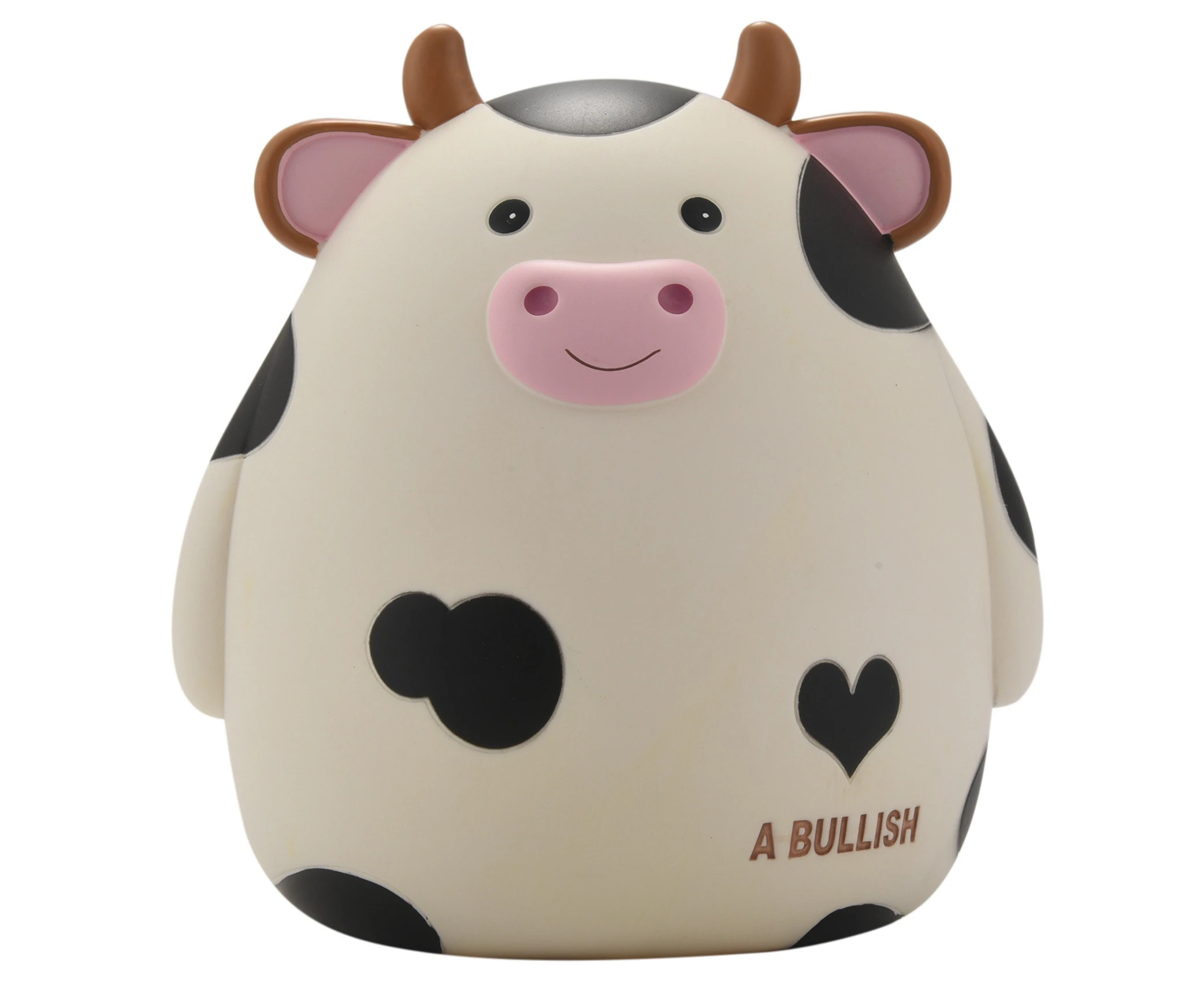 Cute Cartoon Cow Piggy Bank Money Box Large Savings Box Children Gifts Coins Box Home Decor-White