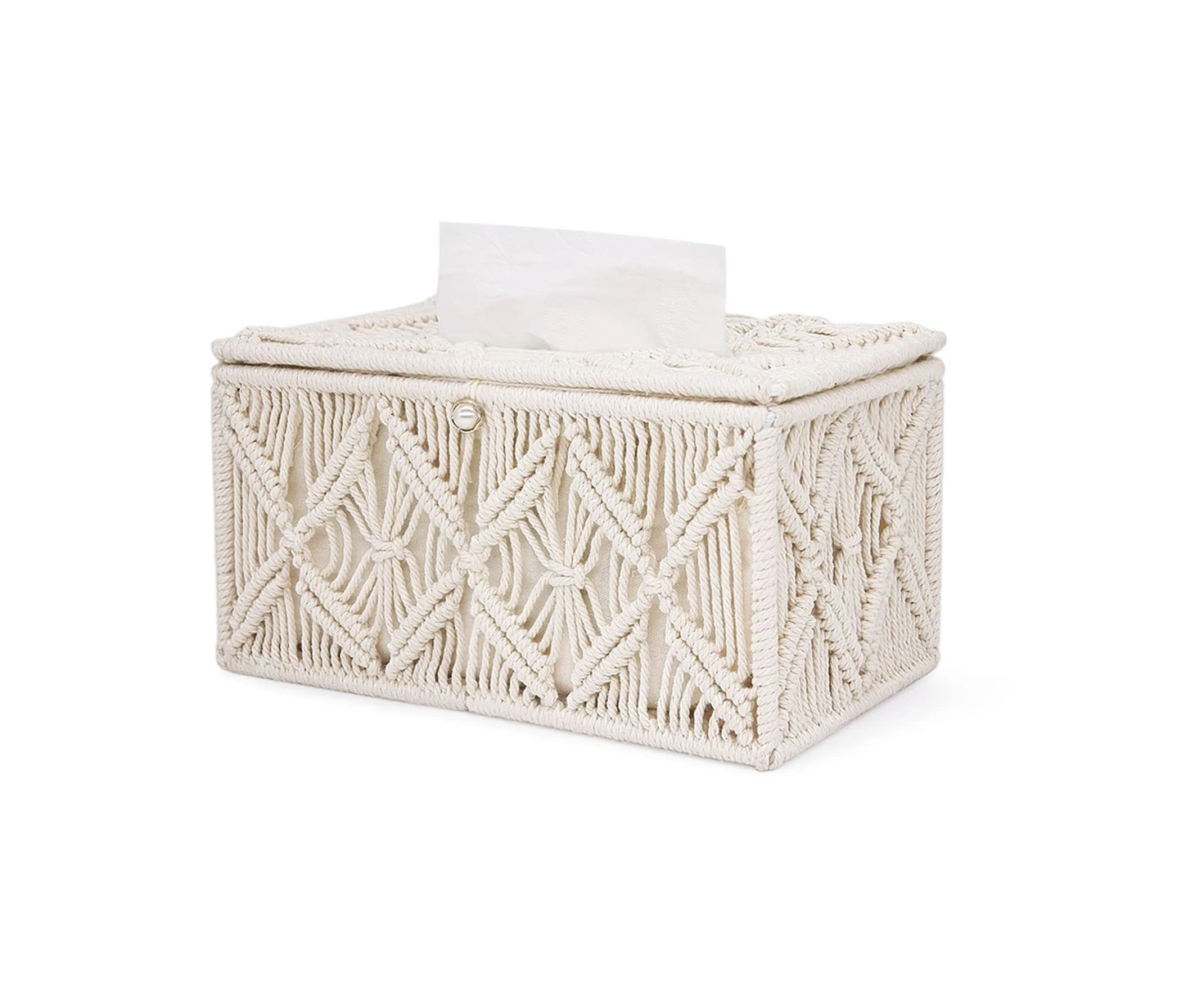 Tissue Box Cover Rectangle, Paper Tissue Holder Napkin Tissues Organizer, Home Decor for Dresser Living Room Office