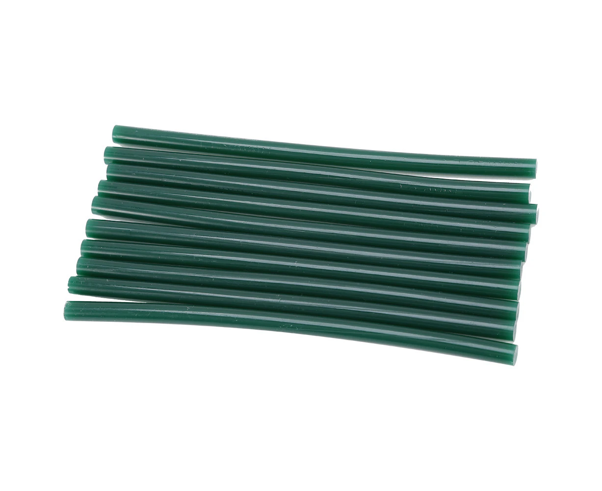 10pcs set 7 * 150mm Colorful Hot Melt Glue Adhesive Sticks for 20W Small Power Gun Green