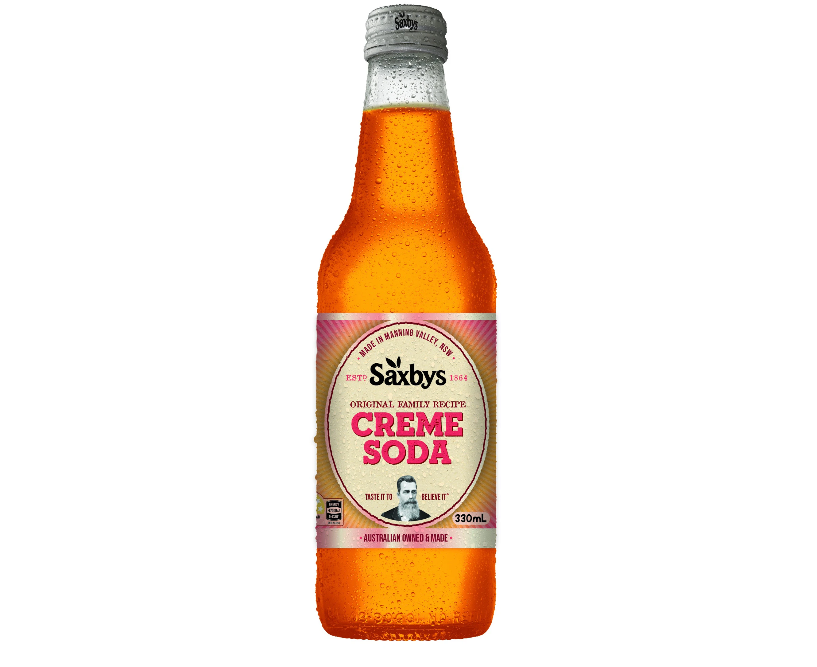 330ml Saxbys Crème Soda 15 Pack