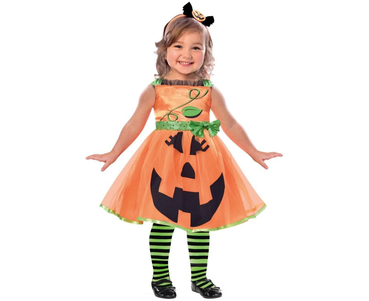 Costume Cute Pumpkin Girls 3-4 Years