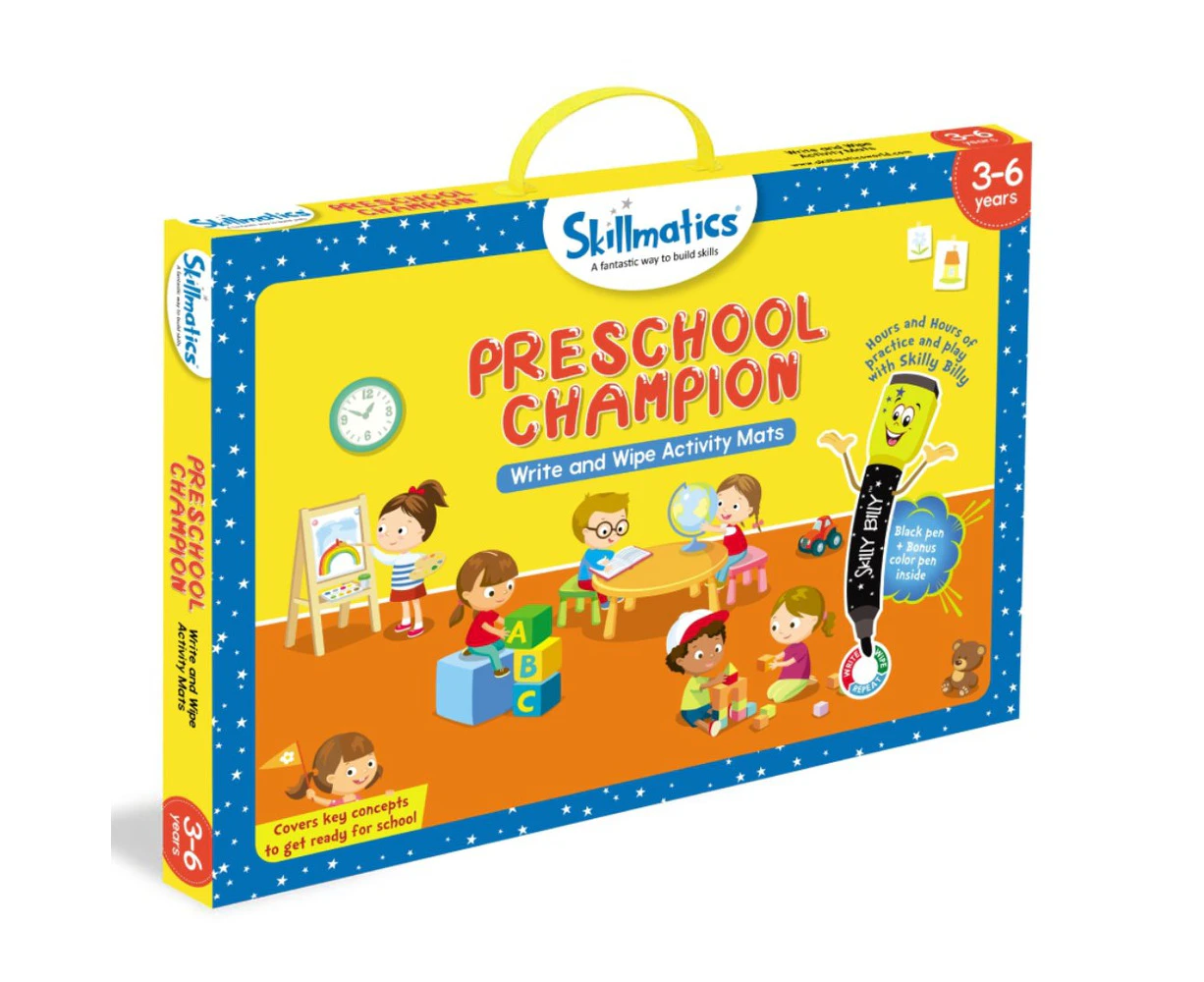 Skillmatics Preschool Champion Write And Wipe Activity Educational Game