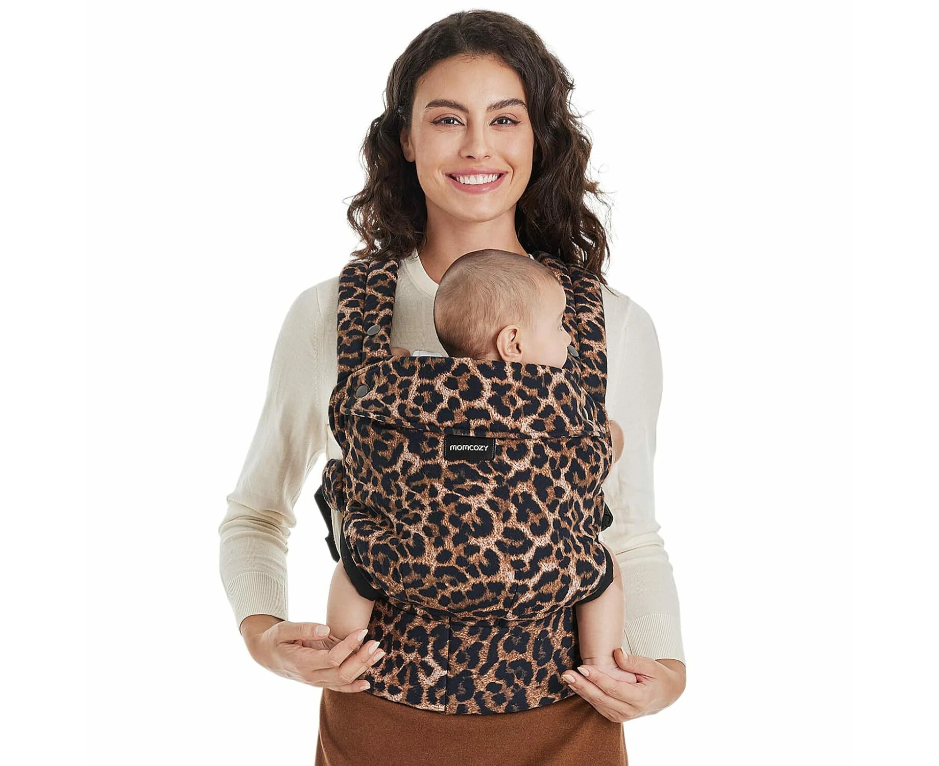 Baby Carrier Newborn to Toddler - Ergonomic, Cozy and Lightweight Infant Carrier for 7-44lbs, Effortless to Put On, Ideal for Hands-Free Parenting