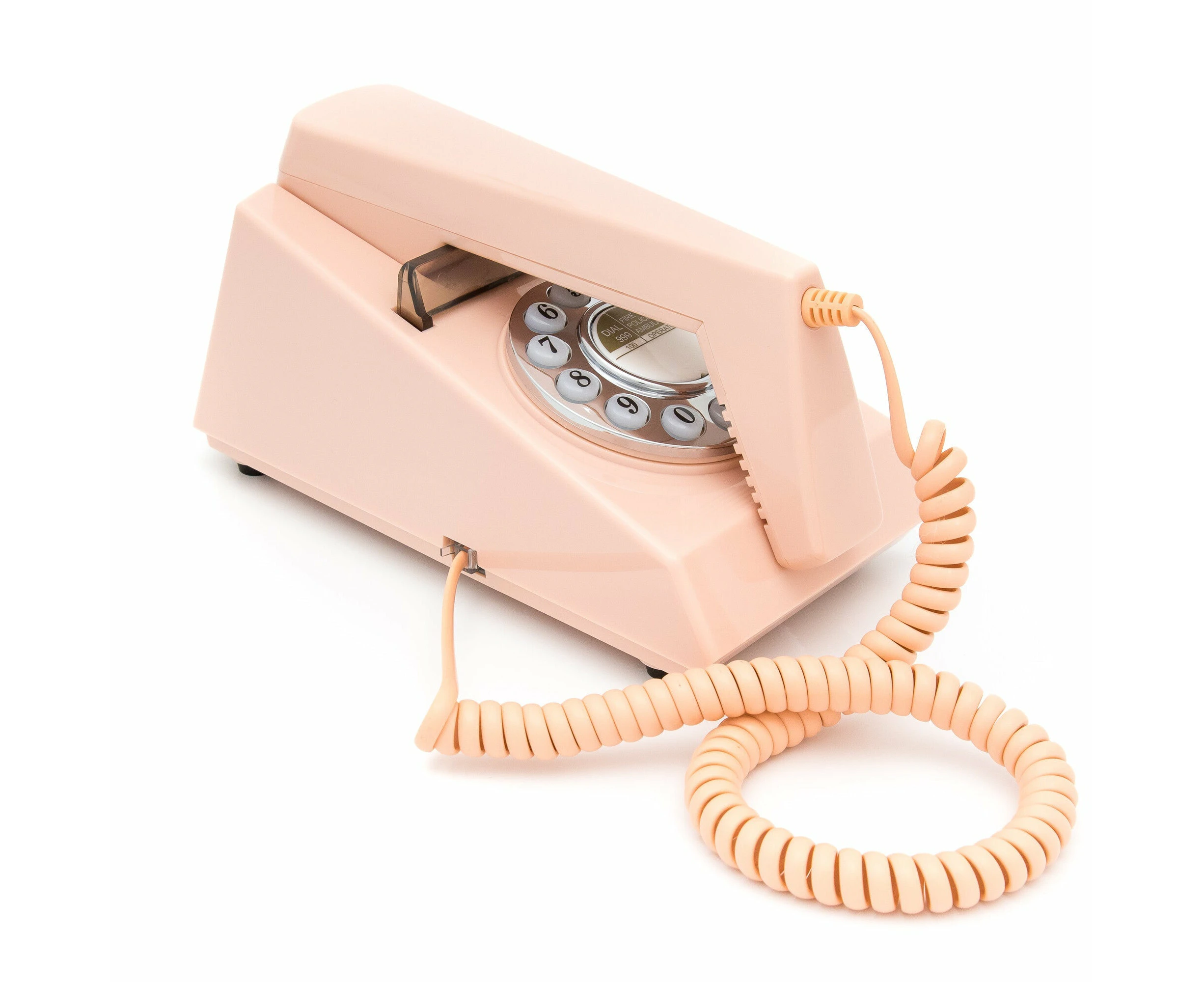 GPO Retro Trim Phone Push Button - Pink