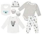 Gem Look Baby Animals Organic Cotton 6-Piece Clothes Set