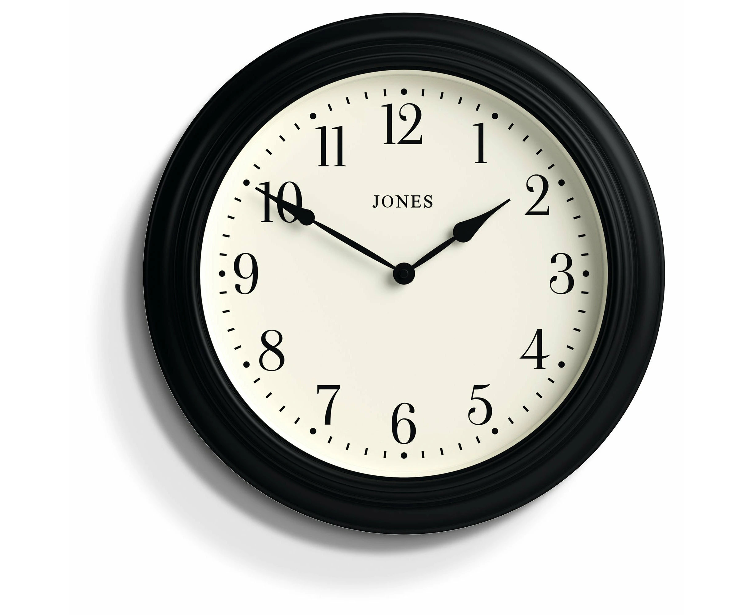 Newgate Jones Supper Club Clock Black