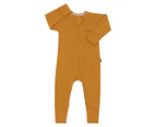 Bonds Baby/Toddler Wide Needle Rib Zippy Suit - Sweet Caramel