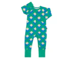 Bonds Baby Zip Wondersuit - Diamond Dazzle/Green/Blue