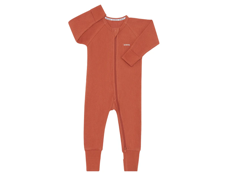 Bonds Baby/Toddler Waffle Zip Wondersuit - Pompeii