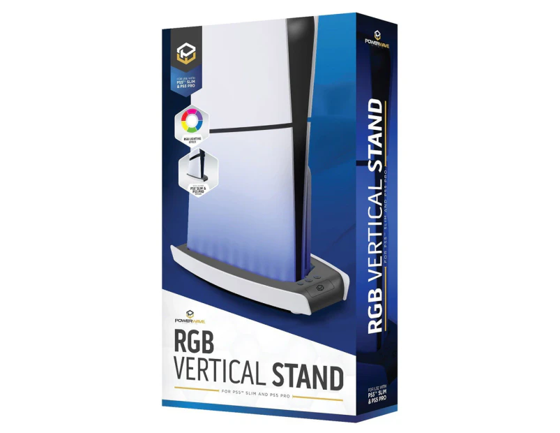 Powerwave RGB Vertical Stand for PS5 Slim and PS5 Pro