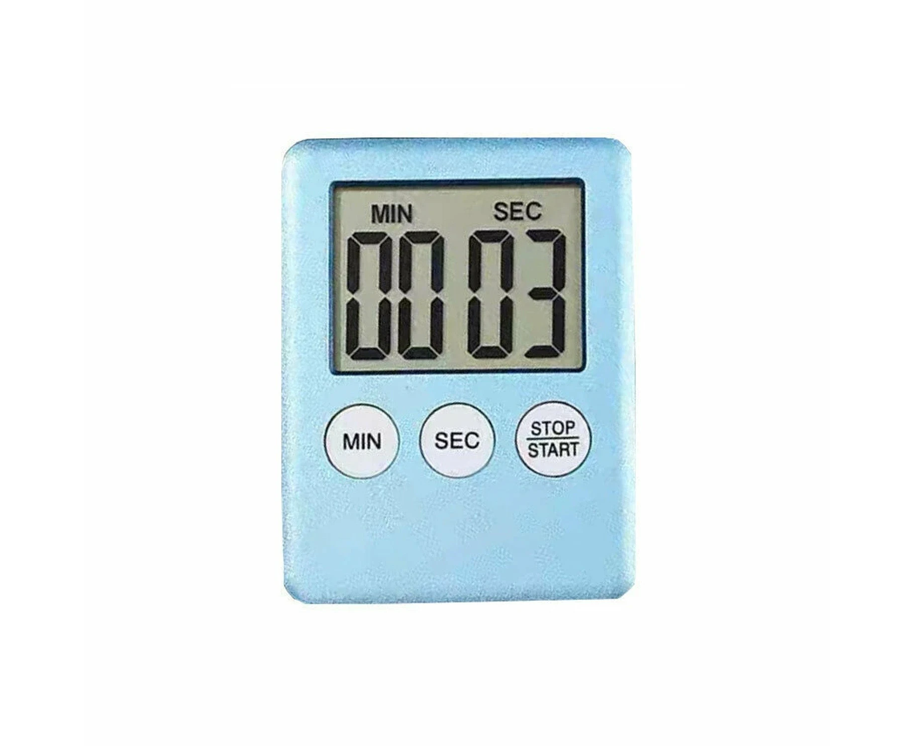 2PCS Magnetic Kitchen LCD Digital Timer Countdown Count Down 99 Minute Electronic Egg - Blue