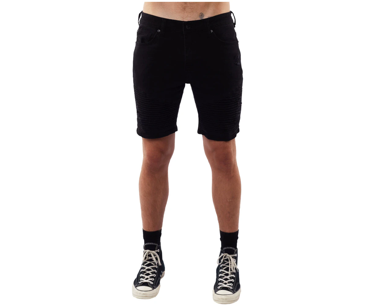 SILENTTHEORY | STRUNG OUT MOTO SHORT BLACK