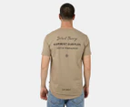 Silent Theory Men's Supply Tee / T-Shirt / Tshirt - Beige