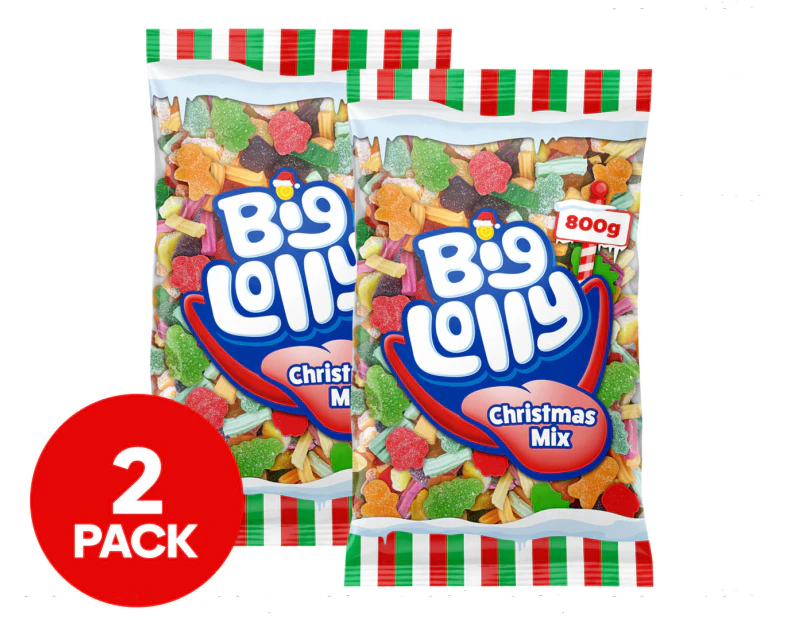 2 x Big Lolly Christmas Mix 800g