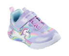 Skechers Toddler Girls' S-Lights Unicorn Chaser Sneakers - Lavender/Multi