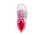 Skechers Girls' Sport Court 92 Colour Me Kicks Sneakers - White/Multi