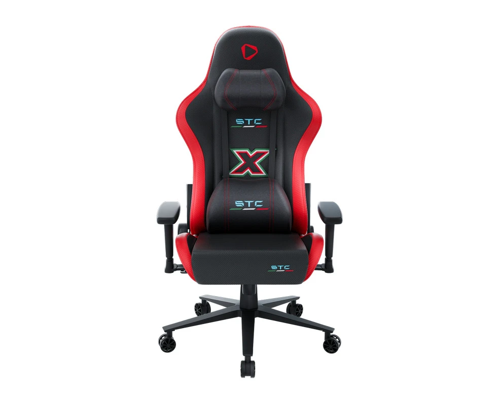 ONEX STC-X-P-BR STC X Hardcore Gaming and Office Chair, Black/Red