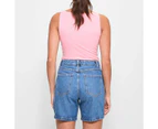 Denim Bermuda Shorts - Lily Loves