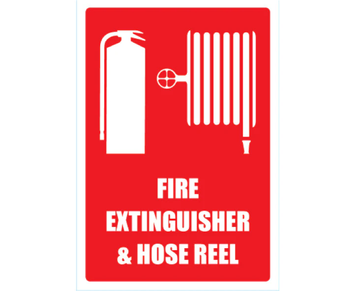 Fire Extinguisher Hose & Reel Sign | Large