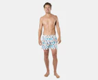 Mitch Dowd Men's Nutcracker Cotton Boxer Shorts - Blue