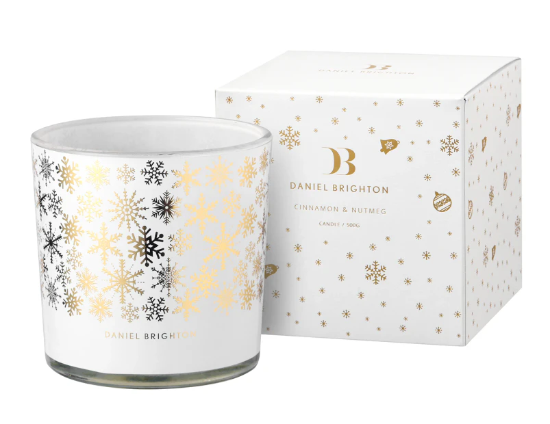 Daniel Brighton 500g Cinnamon & Nutmeg Christmas Collection Scented Candle