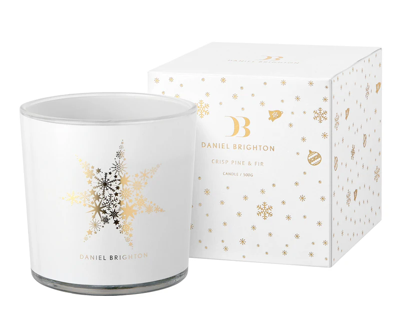 Daniel Brighton 500g Crisp Pine & Fir Christmas Collection Scented Candle