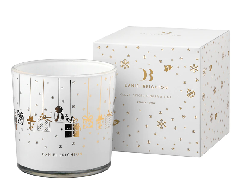 Daniel Brighton 500g Clove, Spiced Ginger & Lime Christmas Collection Scented Candle