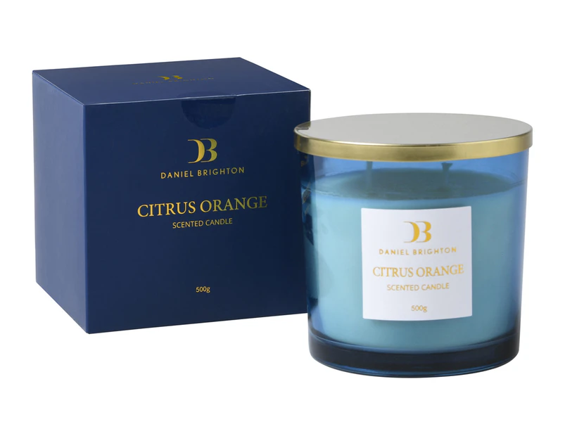 Daniel Brighton 500g Citrus Orange Everyday Scented Soy Candle