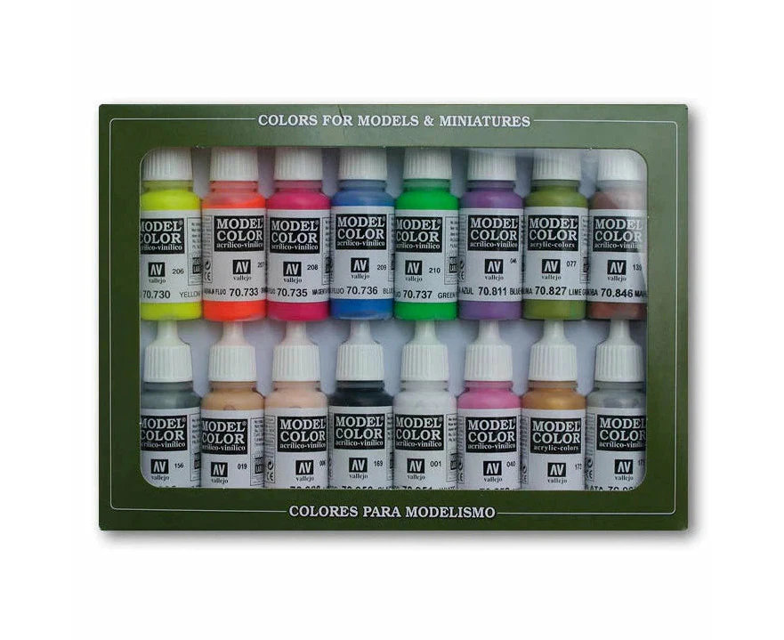 Vallejo Model Colour Wargame Special 16 Colour Acrylic Paint Set