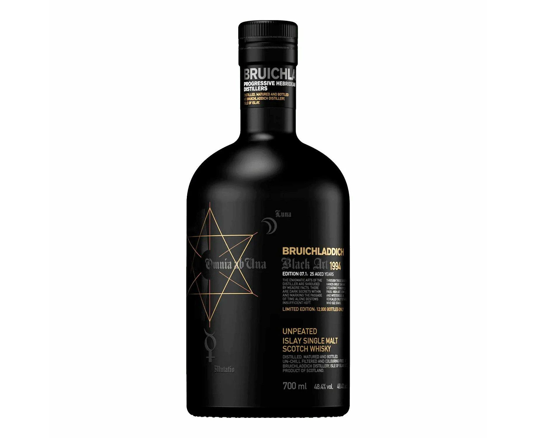 Bruichladdich Black Art 1994 Edition 7.1 25 Year Old Single Malt Scotch Whisky 700ml