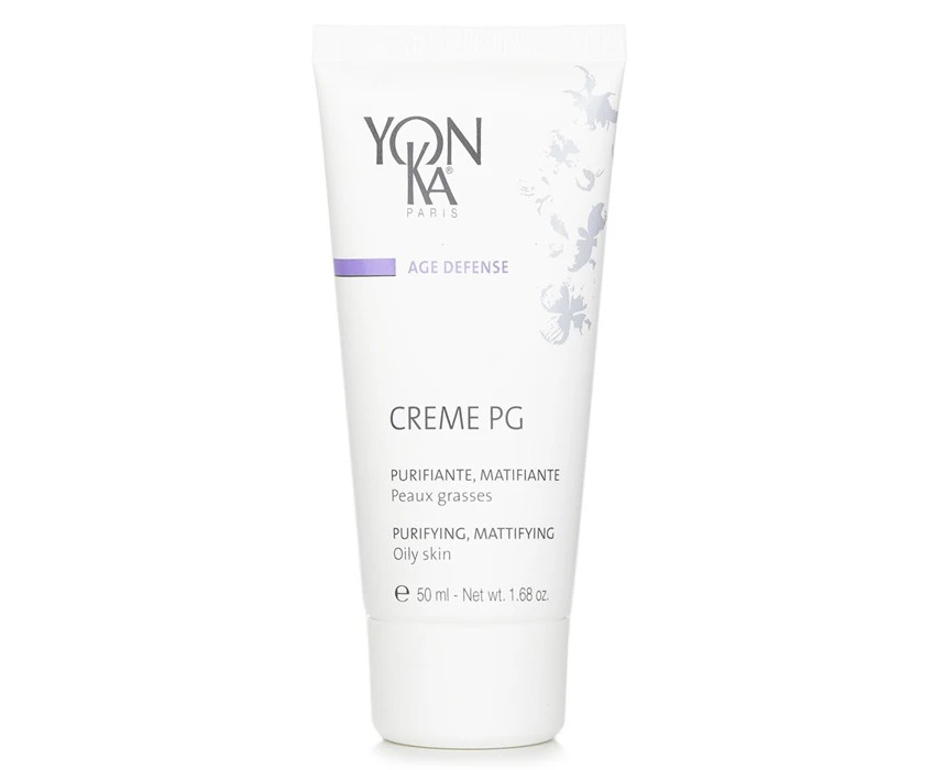 Yonka Age Defense Creme PG With Essential Oils  Purifying, Mattifying (Oily Skin) 50ml/1.68oz