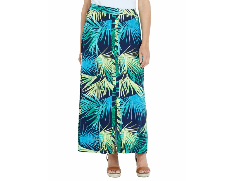 MILLERS - Womens Skirts -  Aline Split Front Maxi Jersey Skirt - Tropicana Print