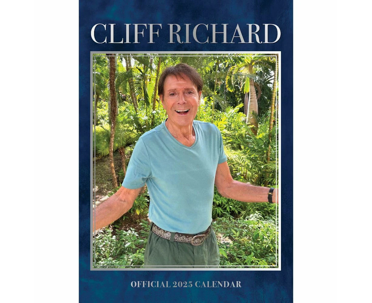 Cliff Richard 2025 A3 Wall Calendar (Multicoloured) - TA12442