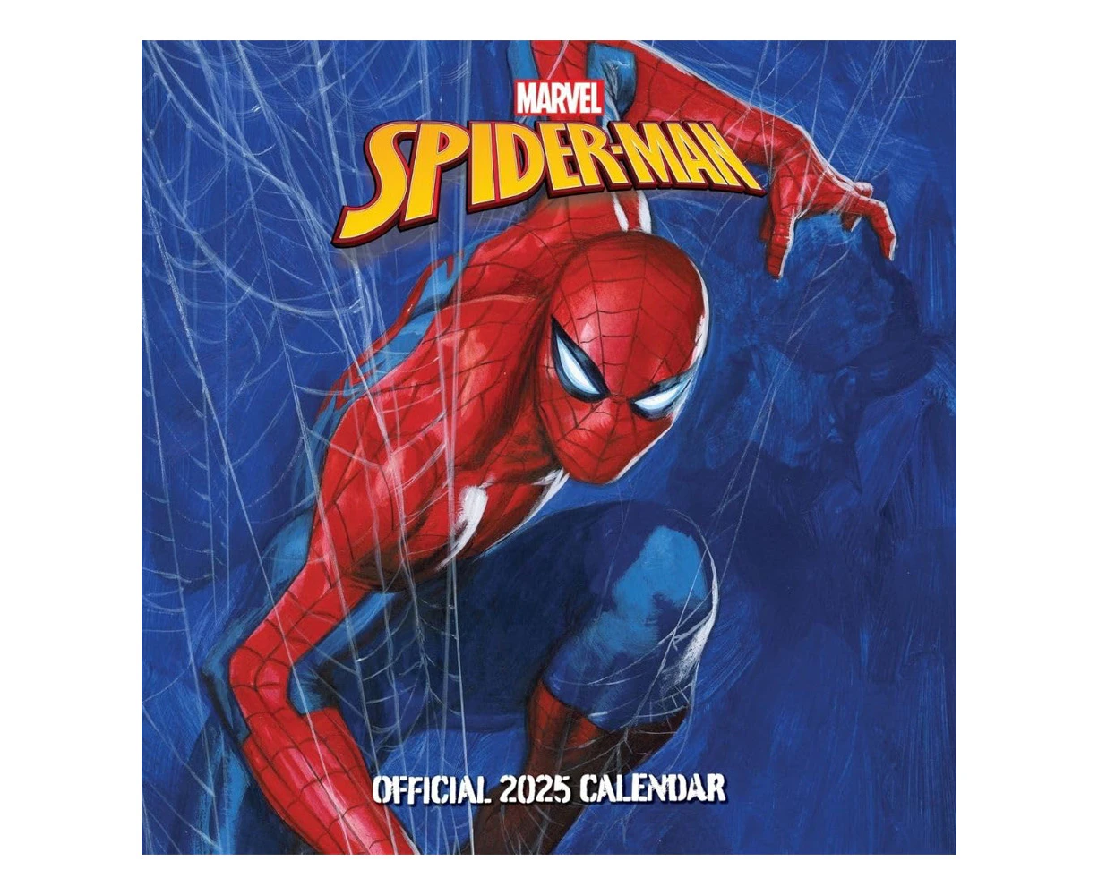 Spider-Man 2025 Square Wall Calendar (Multicoloured) - TA12443