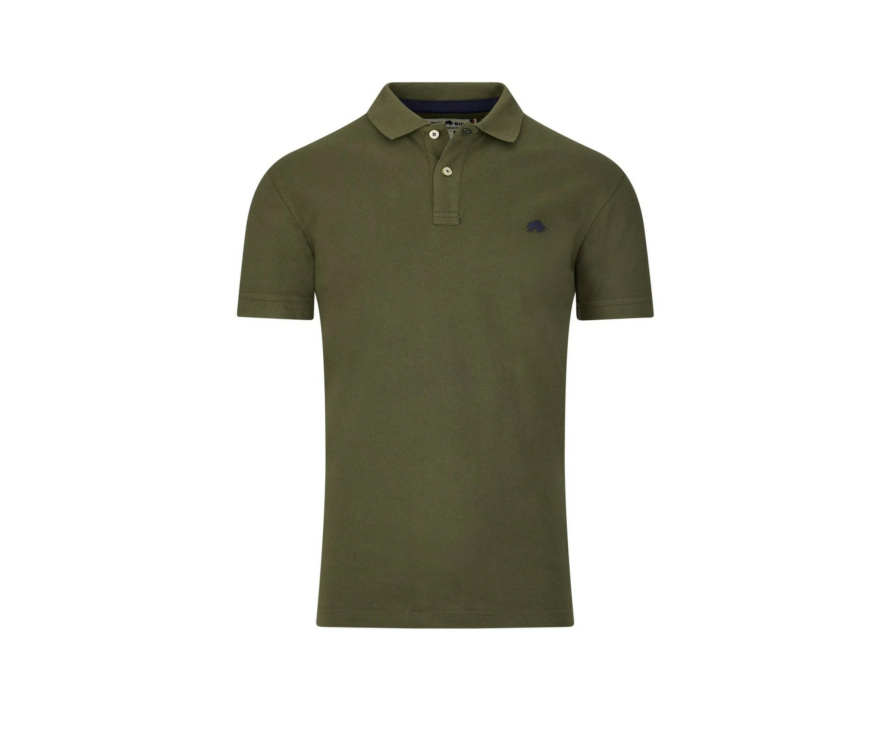 Raging Bull Mens Classic Organic Polo Shirt (Army Green) - RB228