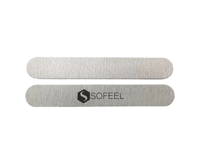 Sofeel AA Zebra Nail File 120/240 Grit 1.9 x 13cm White Core