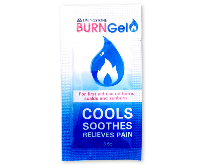 Livingstone Cool Gel 3.5 grams Sachet for Instant Pain Relief of Burns Scalds Sunburn Sterile