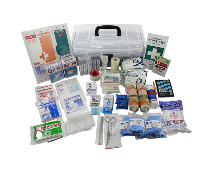 Livingstone VIC Standard First Aid Kit Complete Set In Plastic Case for 1-25 people in High Risk or 11-99 people in Low Risk