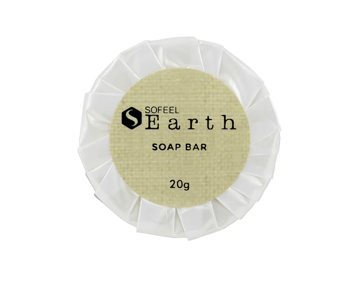 Sofeel Earth Soap Bar Aloe Vera 20g Pleat Wrap 400 Carton