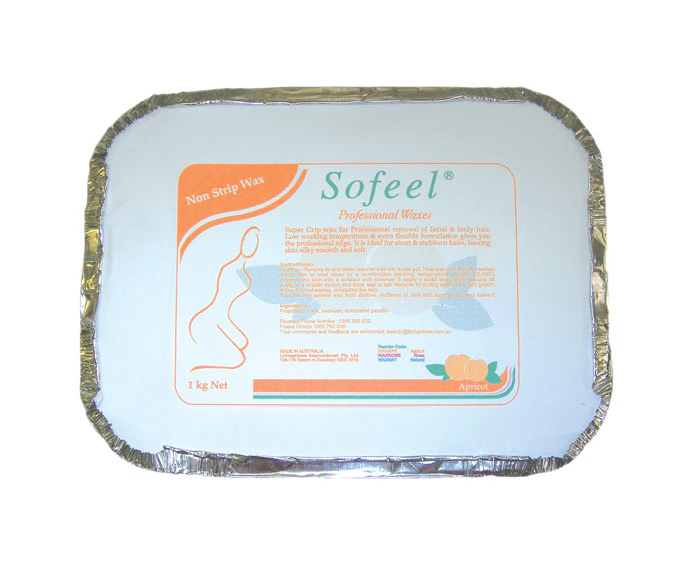 Sofeel Depilatory Professional Hot Waxes Non-Strip Wax Apricot 1kg