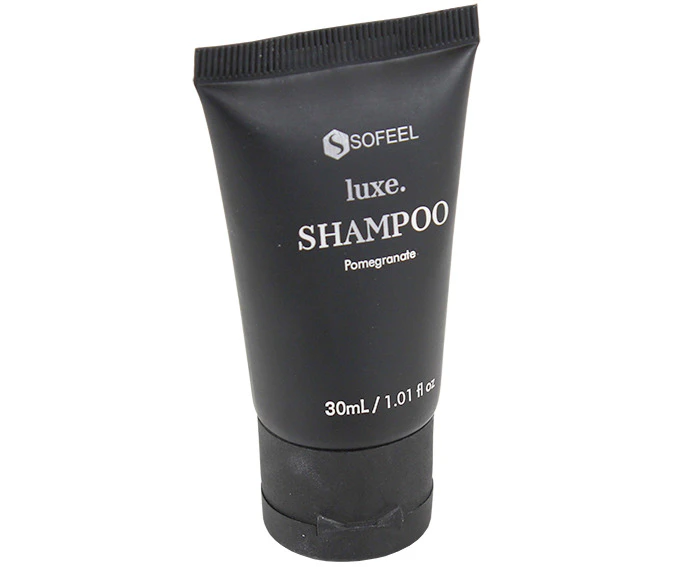 Sofeel Luxe Shampoo Biodegradable Pomegranate 30ml Bottles 300 Carton