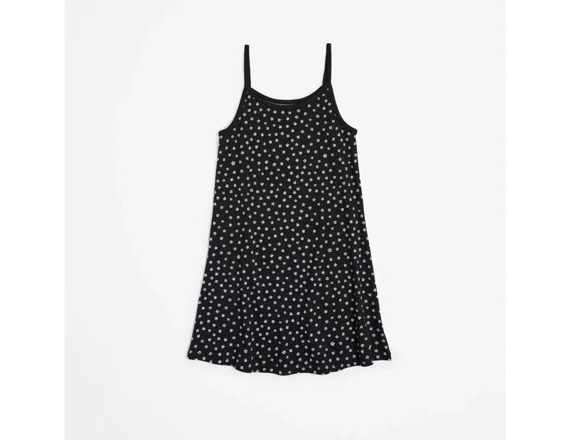 Target Australian Cotton Floral Rib Singlet Dress