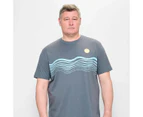 Target Plus Size Australian Cotton Wave Print T-Shirt