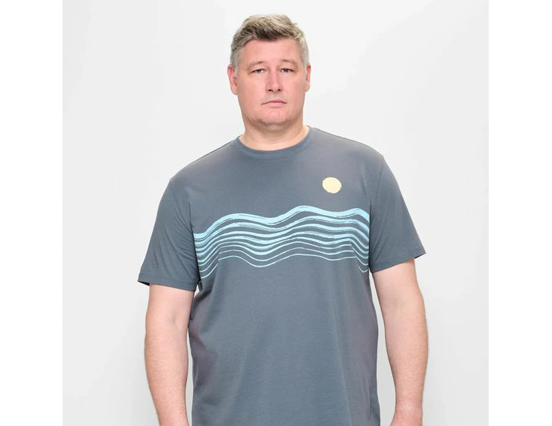 Target Plus Size Australian Cotton Wave Print T-Shirt