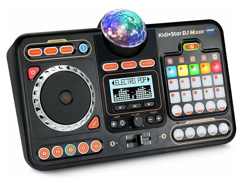 VTech KidiStar DJ Mixer Black